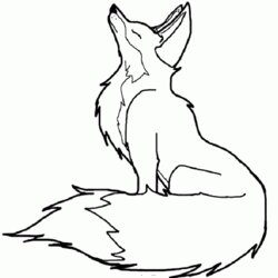 Smashing Cartoon Fox Coloring Pages The Hippest Galleries Foxes Howling