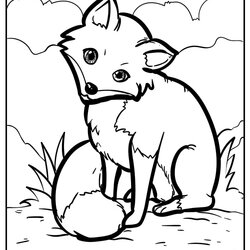 Tremendous Brand New Fantastic Fox Coloring Pages