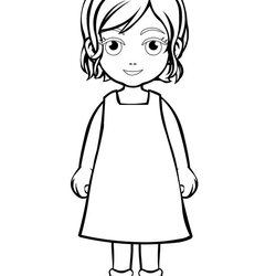 Free Person Coloring Page Download Outline Pages Library
