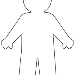 Superlative Outline Of Person Coloring Page Home