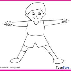 Super Person Outline Coloring Page Home Body Parts Kids Pages Human Printable Quality High Preschoolers