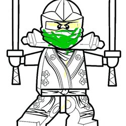 Eminent Coloring Pages Green Ninja At Free Printable Lego Color Lloyd Print Golden Ninjas