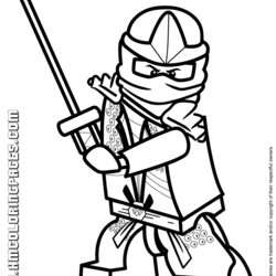 Smashing Ninja Coloring Pages Clip Art Library Zane Ninjas Loyd Weapons Template