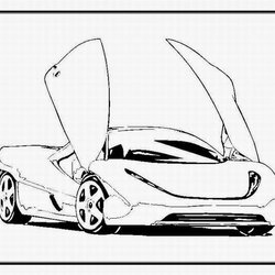 Outstanding Coloring Pages Cars Free And Printable Car Enjoy Page