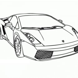 Brilliant Car Coloring Pages Best For Kids Free