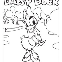 Sublime Daisy Duck Disney Coloring Page Printable Pages Print Color Info