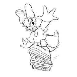 Out Of This World Beautiful Daisy Duck Coloring Pages Roller