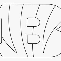 High Quality Transparent Bengals Logo Coloring Pages Free