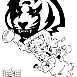 Peerless Printable Cincinnati Bengals Coloring Pages Home Football Helmet Logo Kids Print Color Mascot