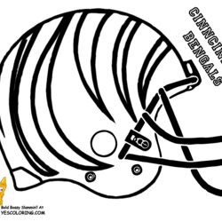 Supreme Cincinnati Bengals Coloring Pages Home Helmet Football Chiefs Kansas City Helmets Logo Kids Printable