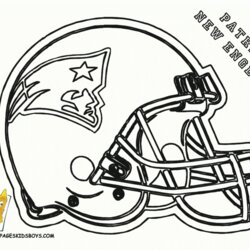 Terrific Printable Cincinnati Bengals Coloring Pages Home Patriots England Football Helmet Helmets Drawing