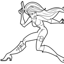 Fine Spy Coloring Pages To Download And Print For Free Barbie Squad Printable Spies Superhero Popular