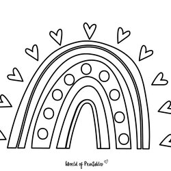 Superlative Free Printable Rainbow Coloring Pages For Kids Pictures To Color