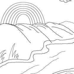 Very Good Free Printable Rainbow Coloring Pages For Kids Print Library Sketch