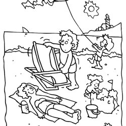 Free Printable Beach Coloring Pages Kids Beaches Quiet For