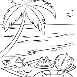 Wizard Beach Coloring Pages Full Documents Worksheets Summer