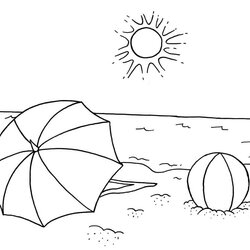 Preeminent Amazing Beach Scene Coloring Page Free Printable Pages For Kids Summer