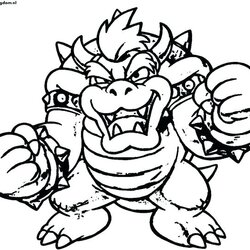 Supreme Coloring Pages Free At Printable Dry Mario Super Baby Color Paper Print Colouring Chat Jr King