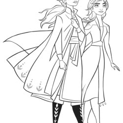 Wizard Coloring Pages Disney Frozen Anna Elsa Olaf Free Com And