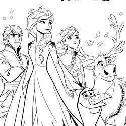Splendid Free Anna And Elsa Coloring Pages For Children Frozen