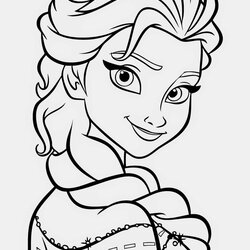 Capital Free Frozen Elsa Coloring Pages Anna Easy