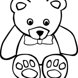 Terrific Free Printable Teddy Bear Coloring Pages For Kids Photos