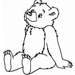Matchless Free Printable Teddy Bear Coloring Pages For Kids Bears Of