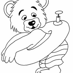 High Quality Teddy Bears Coloring Page Kids Print Pages