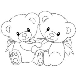 Exceptional Free Printable Teddy Bear Coloring Pages For Kids