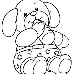 Brilliant Teddy Bear Coloring Pages For Kids Color Printable Animal Cartoon Bears Others Preschoolers