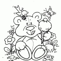 Peerless Free Printable Teddy Bear Coloring Pages Bears Print To