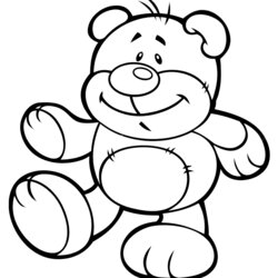 Supreme Coloring Page Teddy Bear Pages