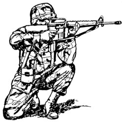 Cool Soldier Coloring Page Pages For Kids And Adults