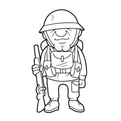 Outstanding Soldier Coloring Pages Books Free And Printable Page