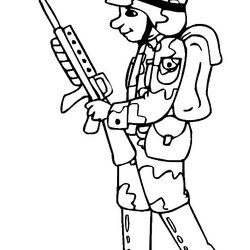 Admirable Drawing Military Soldier Coloring Pages Color Luna Cartoon Easy Roman Print Confederate Armed