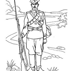 Perfect Soldier Coloring Pages Print Color Kids