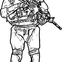 Eminent Soldier Coloring Pages Free Images And Photos Finder