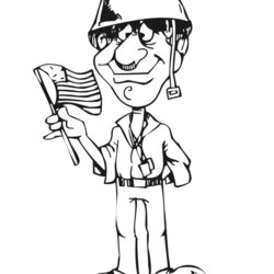 Wonderful Free Soldier Coloring Pages Download