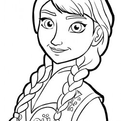 Tremendous Get This Disney Frozen Coloring Pages Princess Anna Elsa Baby Drawing Sketch Mermaid Printable