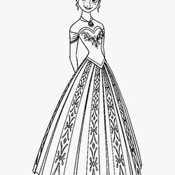 Out Of This World Downloads Frozen Coloring Pages Anna Printable Princess