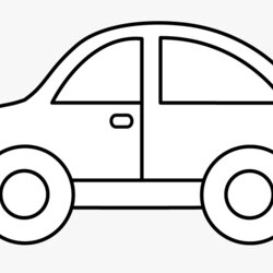 Wonderful Easy Coloring Pages Of Cars