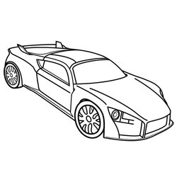 Superb Car Coloring Pages For Kids Drawings Of Easy Cars Draw Drawing Colouring Sheets Book Choose Board