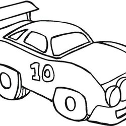 Superior Easy Car Coloring Pages At Free Printable Cars Colouring Kids Color Print Outline Sport Toy Race