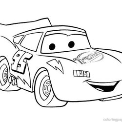 High Quality Kindergarten Coloring Pages Easy Cars Home Printable Colouring Popular