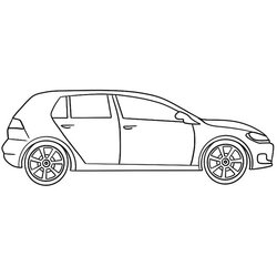 Wizard Easy Car Coloring Page Books Book