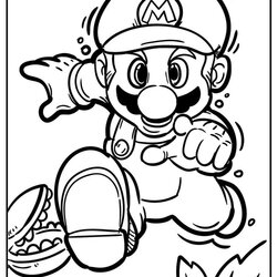 Sterling Super Mario Bros Coloring Pages New And Exciting