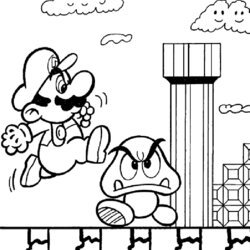 Superior Free Printable Coloring Pages Cool Super Mario Kids Bros Colouring Sheet Boys Book Disney For