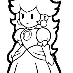 Super Free Printable Coloring Pages Cool Mario Kids Bros Drawing Cute Princess Print Outline For