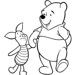 Admirable Coloring Page Winnie The Pooh Pages