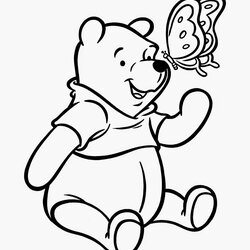 Super Winnie The Pooh Coloring Sheets Free Sheet Pages Printable Baby Colouring Color Print Library Popular